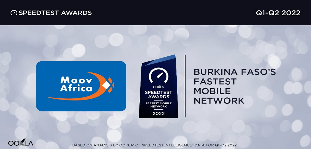 Moov Africa, le Réseau Internet mobile le plus rapide au Faso