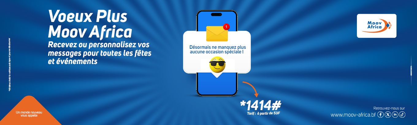 Voeux plus Moov Africa
